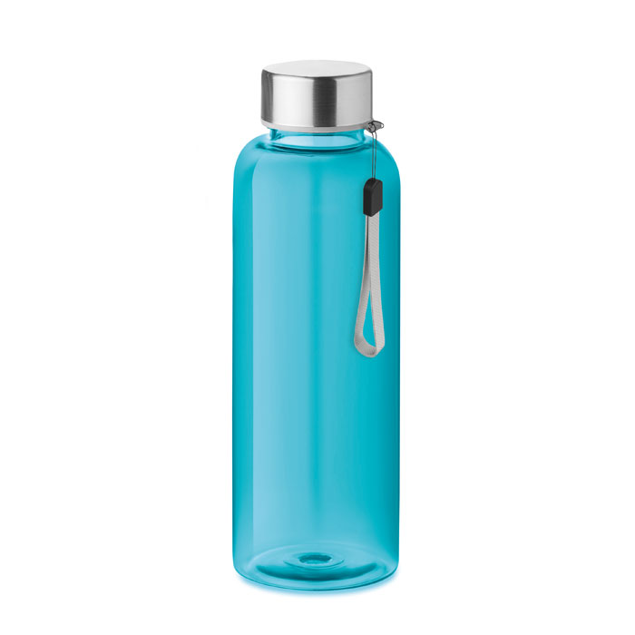 Bottiglia Trasparente in Tritan™ 500ml Ingrosso bottiglia in Tritan blu con tappo metallico