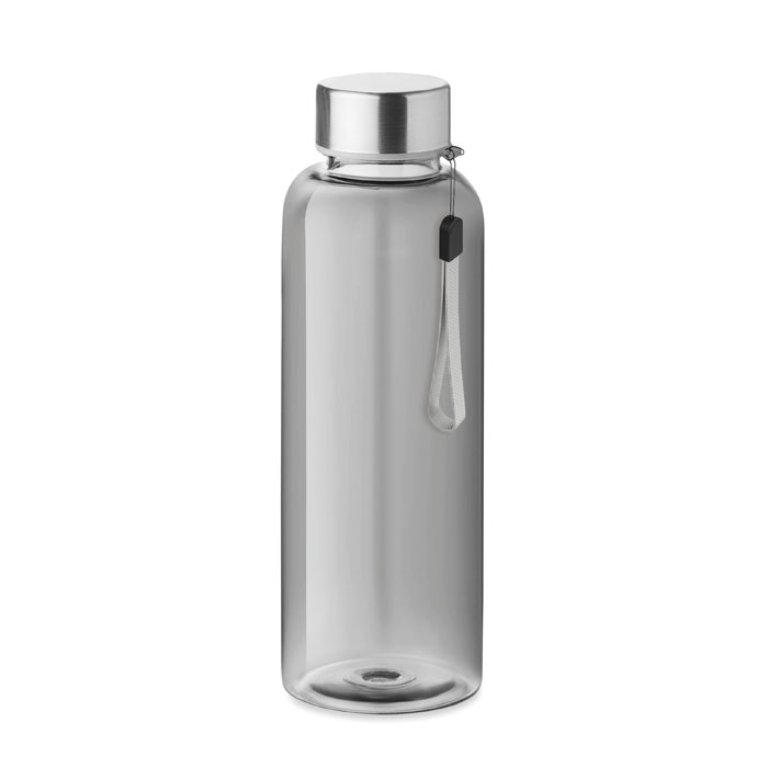 Bottiglia Trasparente in Tritan™ 500ml Ingrosso bottiglia in Tritan grigia con tappo metallico