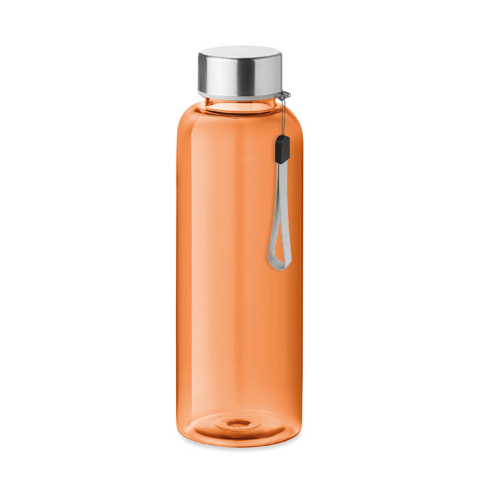 Bottiglia Trasparente in Tritan™ 500ml Ingrosso bottiglia in Tritan arancione con tappo metallico