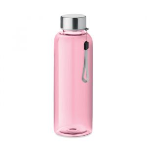 Bottiglia Trasparente in Tritan™ 500ml Ingrosso bottiglia in Tritan rosa con tappo metallico