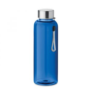 Bottiglia Trasparente in Tritan™ 500ml Ingrosso bottiglia in Tritan blu royalcon tappo metallico