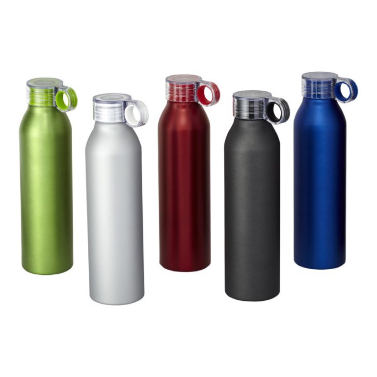 Borraccia in Alluminio 650ml Tappo Trasporto Borraccia in Alluminio 650ml Tappo Trasporto
