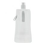 Borraccia pieghevole moschettone 480ml bianca