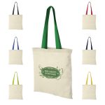Shopper in Cotone Naturale Manici Colorati 100gr