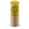Set di 12 Matite Colorate con Temperino giallo