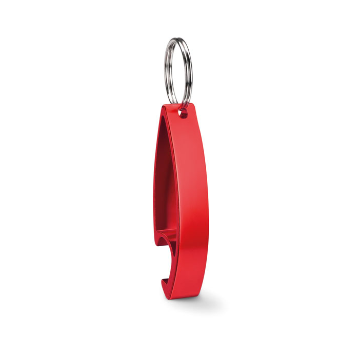 Portachiavi Apribottiglie Personalizzati in Alluminio Portachiavi Apribottiglie Personalizzati in Alluminio rosso