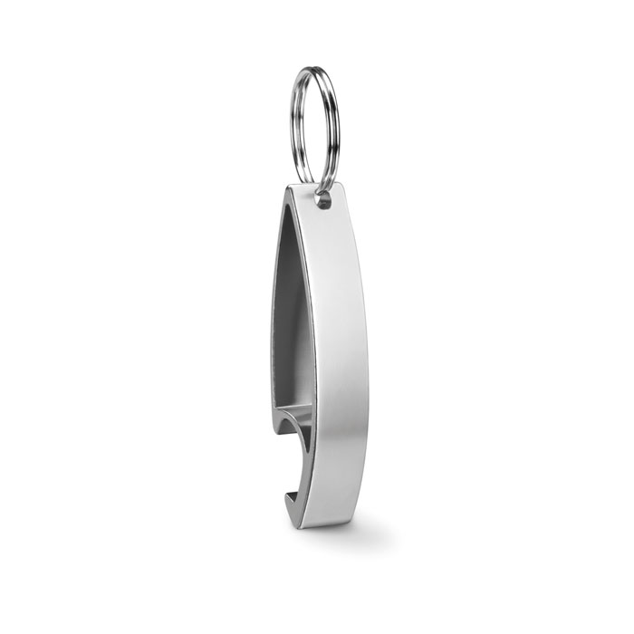 Portachiavi Apribottiglie Personalizzati in Alluminio Portachiavi Apribottiglie Personalizzati in Alluminio argento