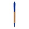 Penna a Sfera in Bambù Colorata blu