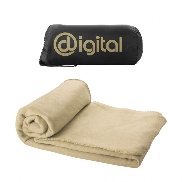 Coperta in Pile con Custodia Personalizzata