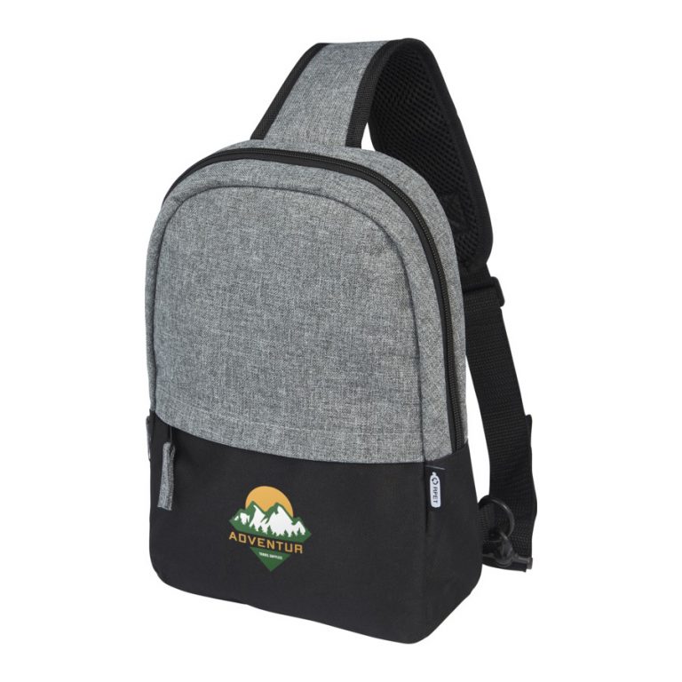 Zaini Monospalla in RPET personalizzati con Logo