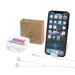 Cuffie con Microfono USB C e Porta Cellulare