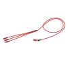 Multicavi USB Type-c Personalizzati rosso