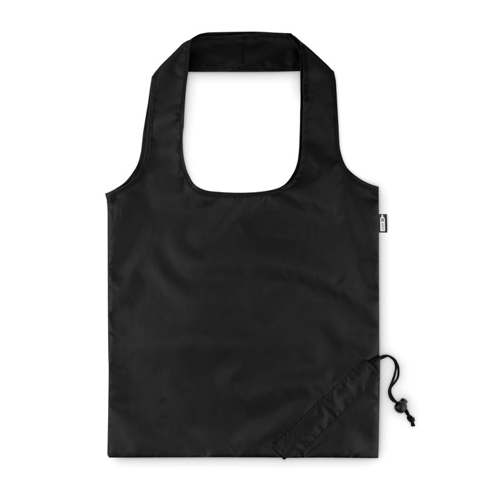 Shopper Pieghevole in RPET nero