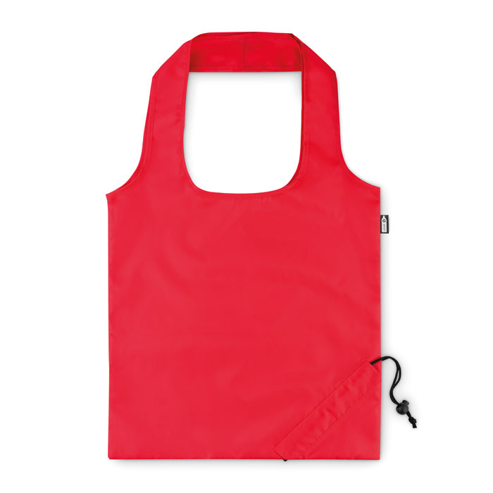 Shopper Pieghevole in RPET rosso