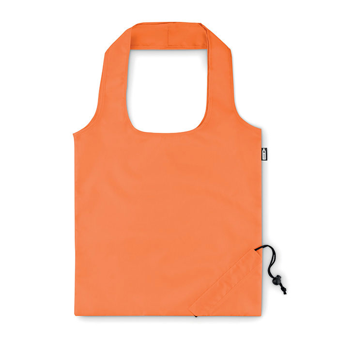 Shopper Pieghevole in RPET arancione