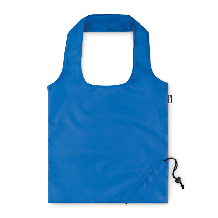 Shopper Pieghevole in RPET blu royal