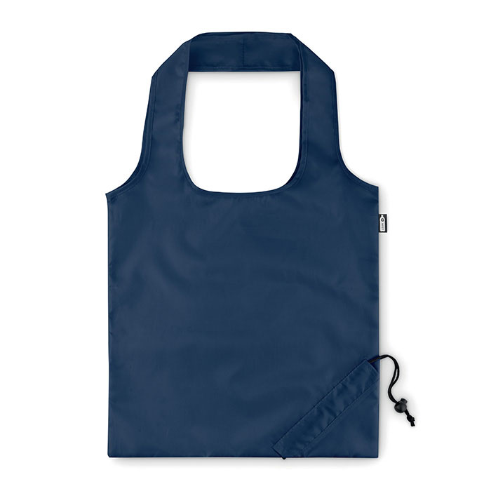 Shopper Pieghevole in RPET blu navy