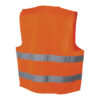 Gilet di sicurezza Hi vis arancione retro
