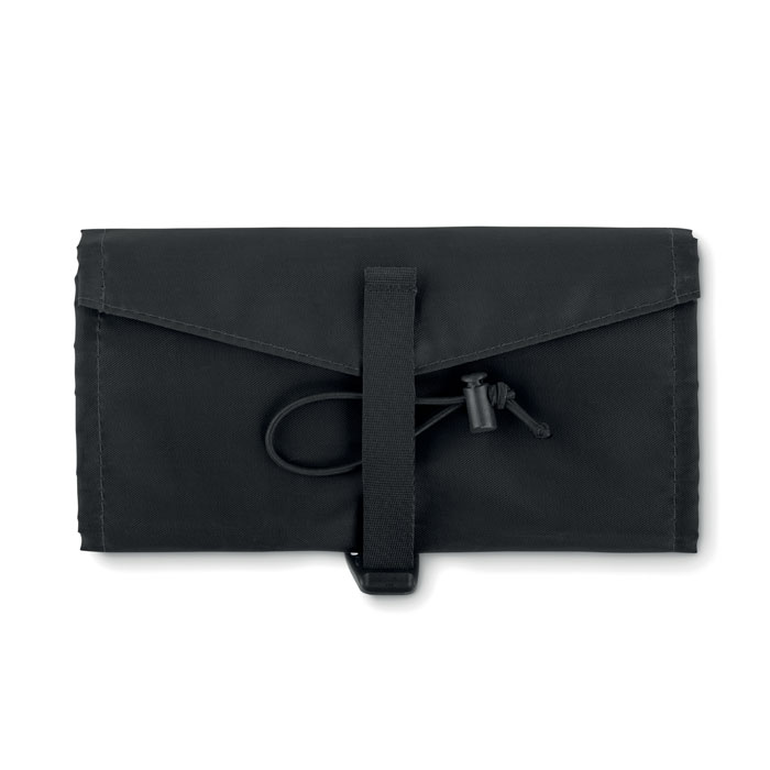 Beauty Case in RPET da appendere con logo front