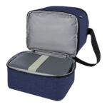 Borsa frigo in RPET personalizzata aperta