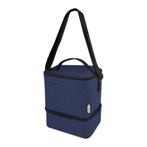 Borsa frigo in RPET personalizzata blu Borsa frigo in RPET personalizzata blu