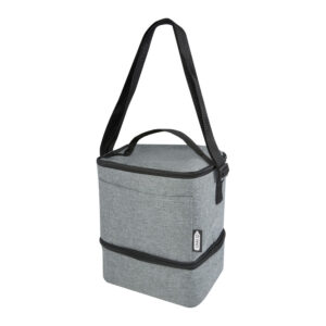Borsa frigo in RPET personalizzata grigia