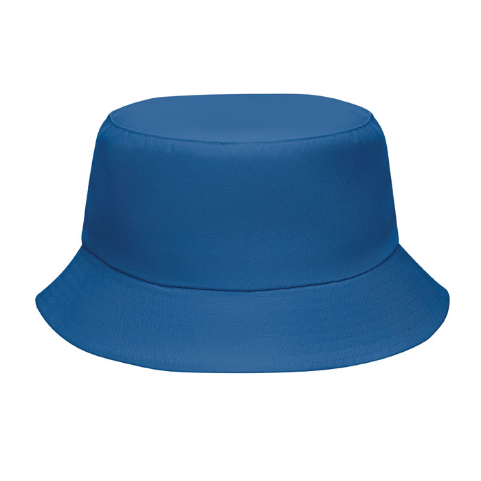 Cappello da pescatore con logo blu royal Cappello da pescatore con logo blu royal