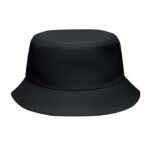 Cappello da pescatore con logo nero