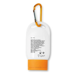 Crema solare personalizzata back Crema solare personalizzata back