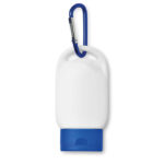 Crema solare personalizzata blu