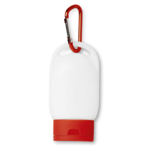 Crema solare personalizzata rosso