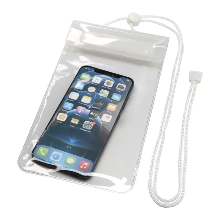 Custodia impermeabile cellulare con logo