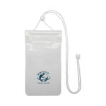 Custodia impermeabile cellulare con logo back