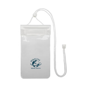 Custodia impermeabile cellulare con logo back Custodia impermeabile cellulare con logo back