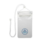 Custodia impermeabile cellulare con logo front