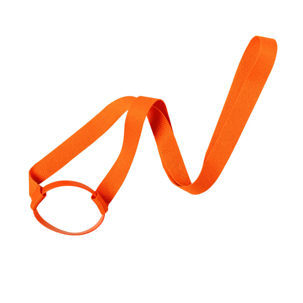 Lanyard Portabicchiere da Collo arancione