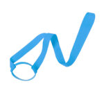 Lanyard Portabicchiere da Collo azzurro