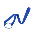 Lanyard Portabicchiere da Collo blu