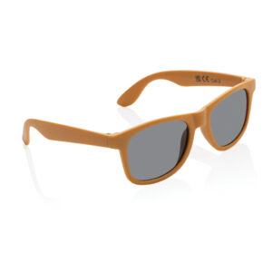 Occhiali da sole personalizzati in plastica riciclata arancione Occhiali da sole personalizzati in plastica riciclata arancione