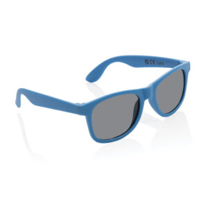 Occhiali da sole personalizzati in plastica riciclata blu Occhiali da sole personalizzati in plastica riciclata blu