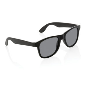 Occhiali da sole personalizzati in plastica riciclata nero Occhiali da sole personalizzati in plastica riciclata nero