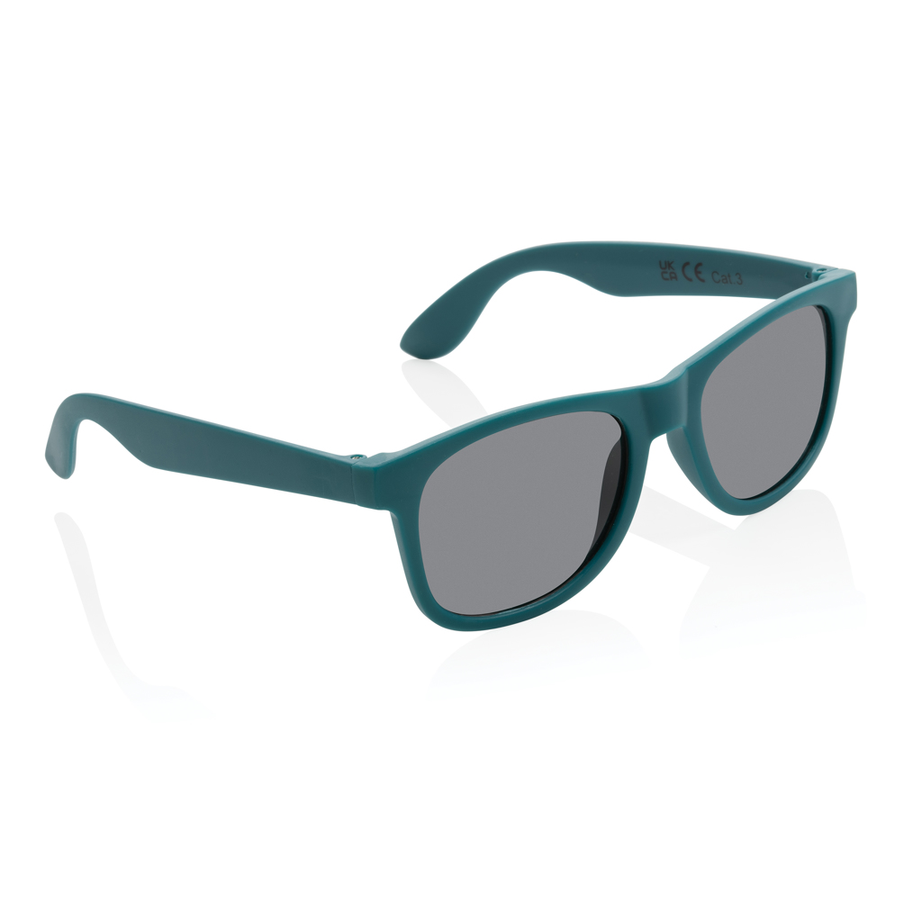 Occhiali da sole personalizzati in plastica riciclata petrol Occhiali da sole personalizzati in plastica riciclata verde