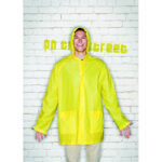 Poncho impermeabile con logo ambiant