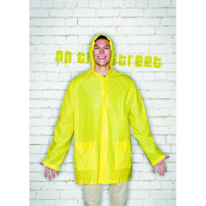 Poncho impermeabile con logo-ambiant Poncho impermeabile con logo ambiant