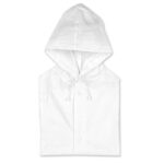 Poncho impermeabile con logo bianco