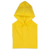 Poncho impermeabile con logo giallo