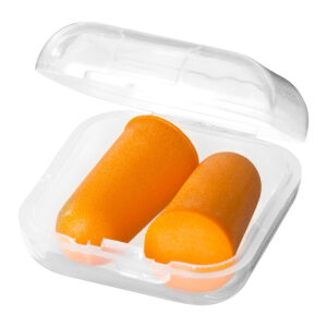 Tappi per le orecchie personalizzati arancione Tappi per le orecchie personalizzati arancione