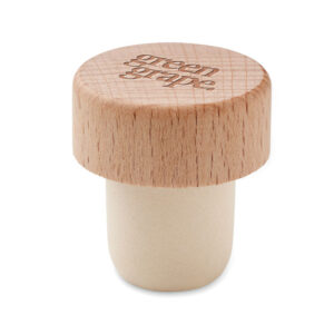 Tappo in legno per bottiglie con logo