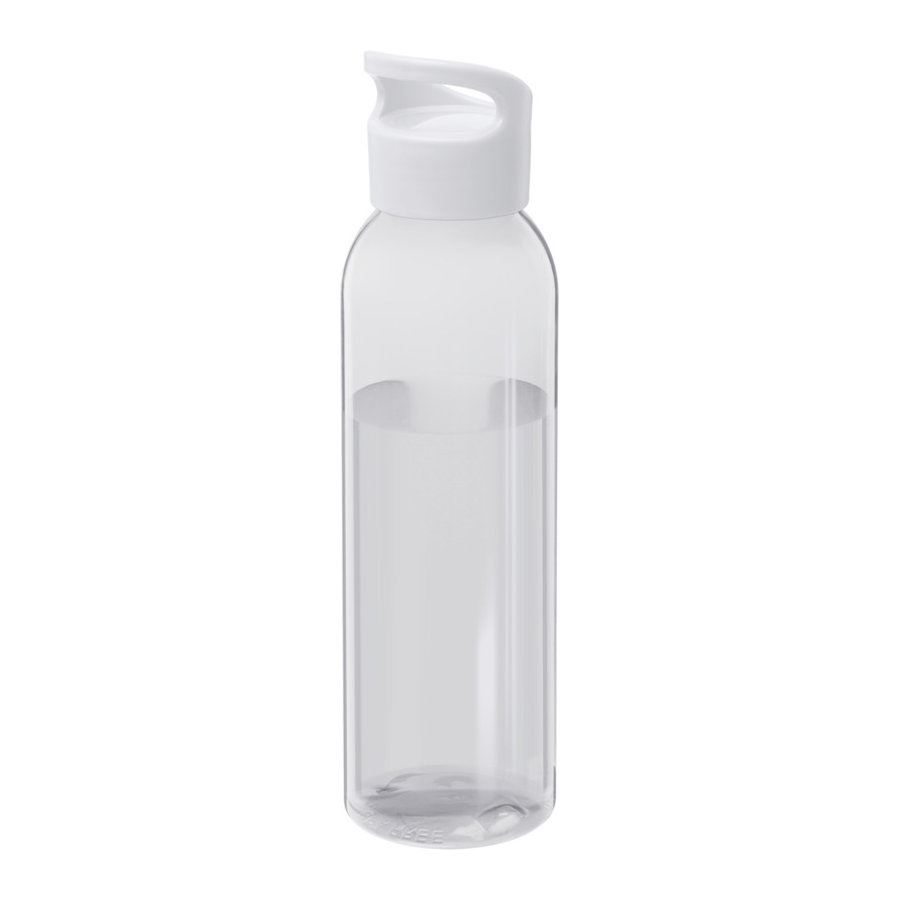 Bottiglia Sportiva Personalizzata in Plastica Riciclata bianca