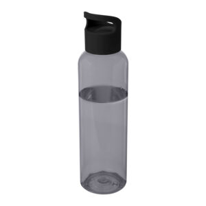 Borraccia Sportiva Personalizzata in Plastica Riciclata nera bottiglia Sportiva Personalizzata in Plastica Riciclata nera